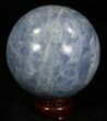 Polished Blue Calcite Sphere #32127-1